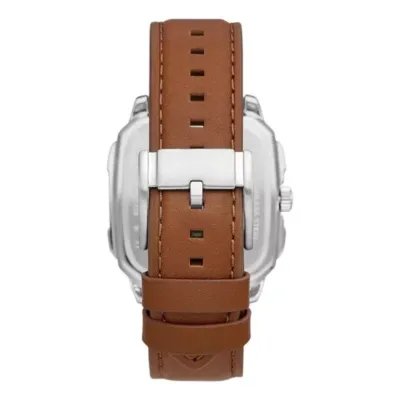 Fossil Inscription Multifunction Silver Dial Men's Watch